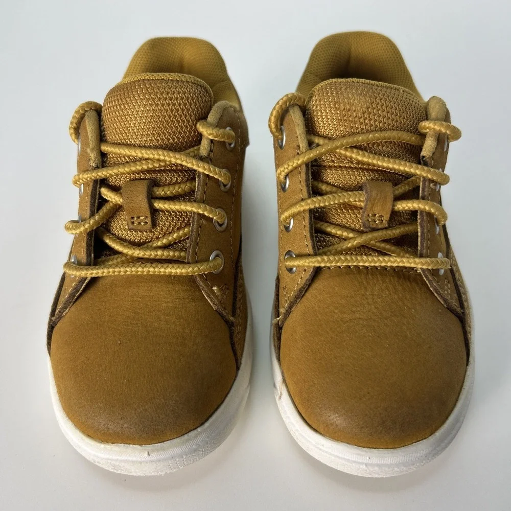 Timberland Toddler Allston Lace Up Sneakers Toddler‎ Size 7 Wheat Nubuck Leather